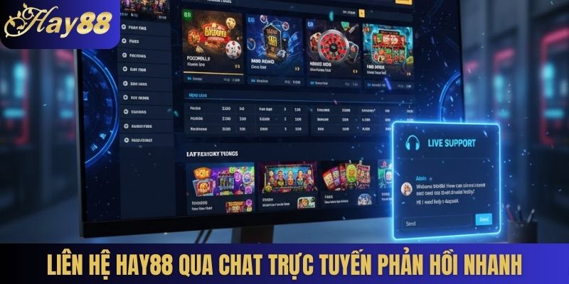 Liên hệ Hay88 qua chat trực tuyến phản hồi nhanh