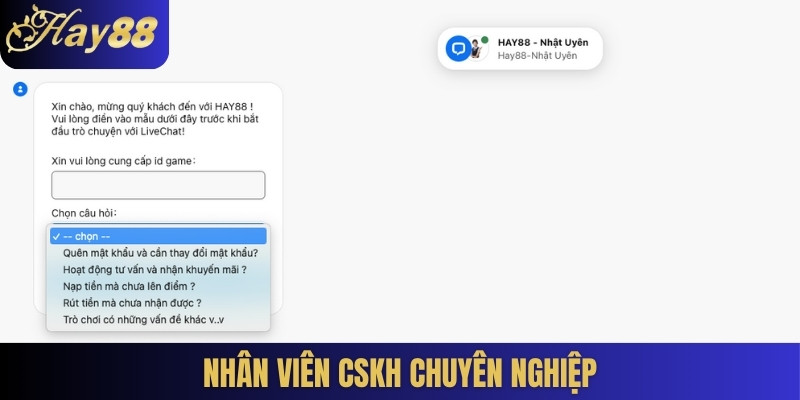 Nhân viên CSKH chuyên nghiệp